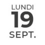 19 septembre - Lundi